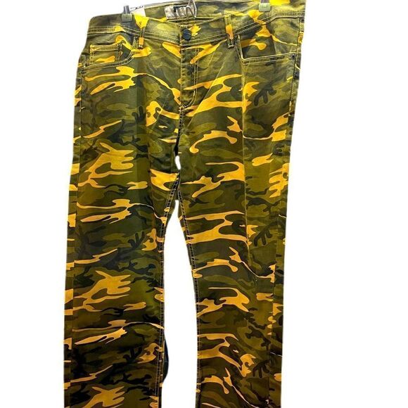 NWT Golden Denim The Clark Slim Fit Light Camo Denim - Picture 1 of 2